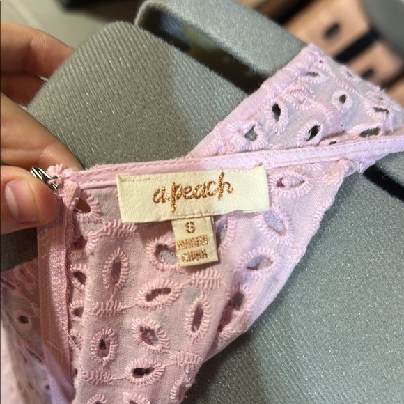 Buckle Pink Cut Out Ruffled Mini Dress - Picture 5 of 5